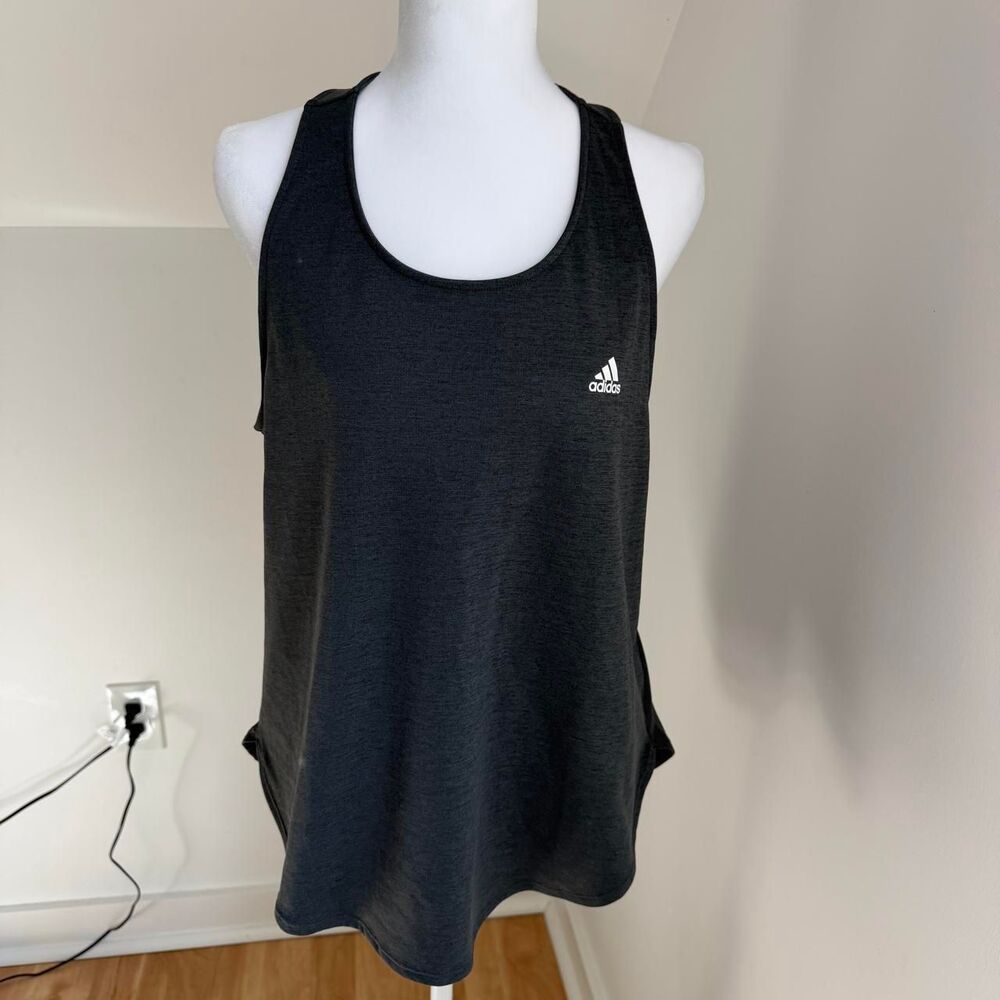 Adidas Women's Grey and Black Vest